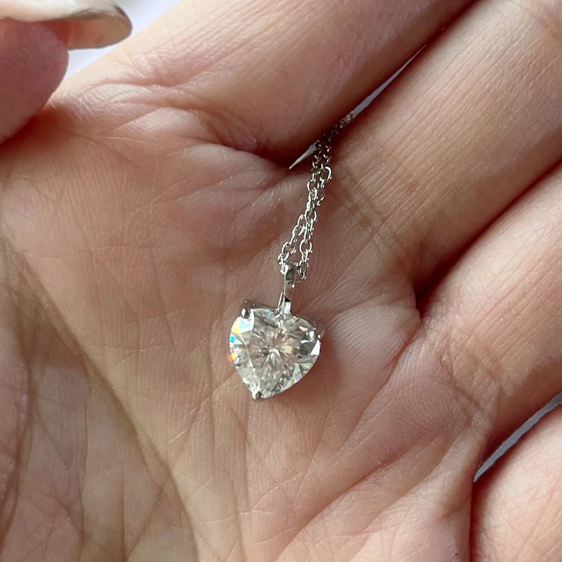 1-3ct Marquise Princess Emerald Pear Cut Women Moissanite Necklace Original 925 Sterling Silver Moissanite Diamond Jewelry Daily - Tara's Tiny Treasures