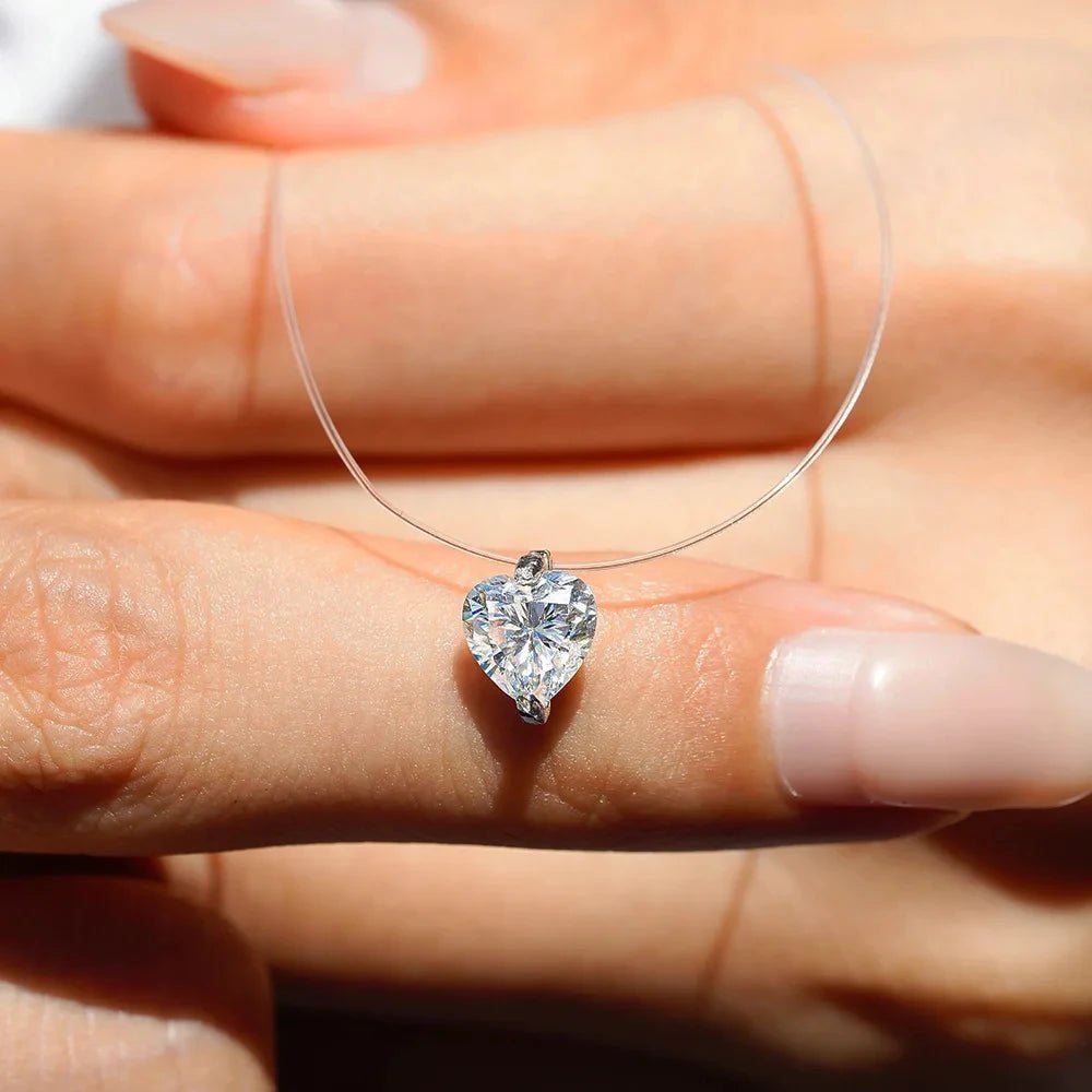 1-3ct Marquise Princess Emerald Pear Cut Women Moissanite Necklace Original 925 Sterling Silver Moissanite Diamond Jewelry Daily - Tara's Tiny Treasures