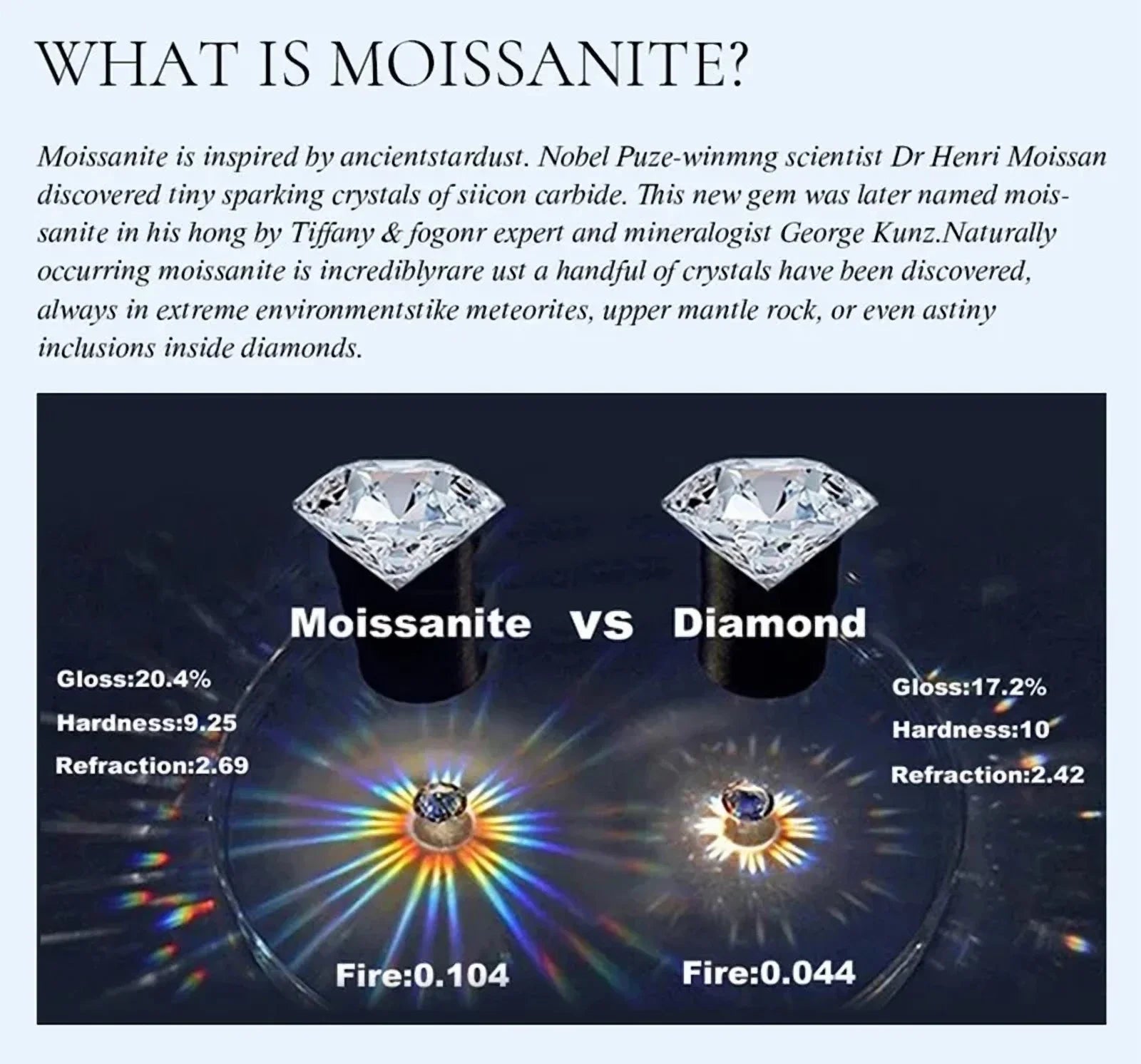 18K Real Platinum PT950 Prague Royal Wedding Women's Ring Moissanite1Carat Diamond Suitable Women Wedding and Engagement Rings - Tara's Tiny Treasures