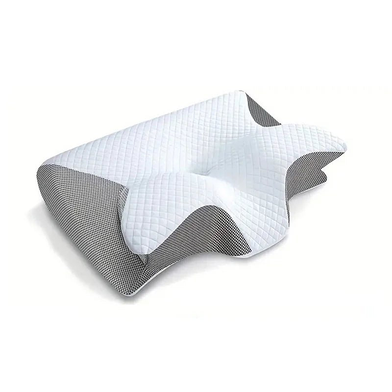 1pc Memory Foam Cervical Pillow, 2 in 1 Ergonomic Contour Orthopedic Pillow for Neck Pain, Contoured Support Pillows,Neck Pillow - Tara's Tiny Treasures
