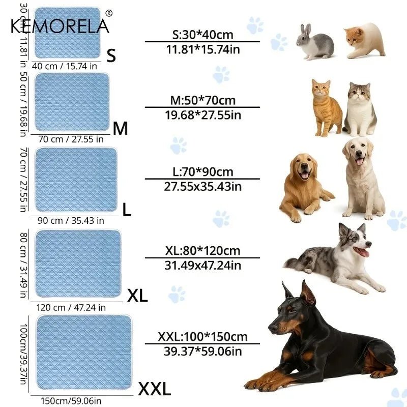 1PCS New Upgraded Ice Cooling Experience Summer Pet Cooling Mat Washable and Breathable Pet Cooling Pad All Season For Dogs Pet - Tara's Tiny Treasures