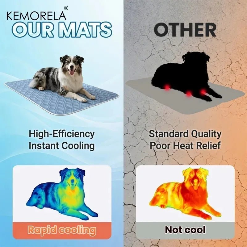 1PCS New Upgraded Ice Cooling Experience Summer Pet Cooling Mat Washable and Breathable Pet Cooling Pad All Season For Dogs Pet - Tara's Tiny Treasures