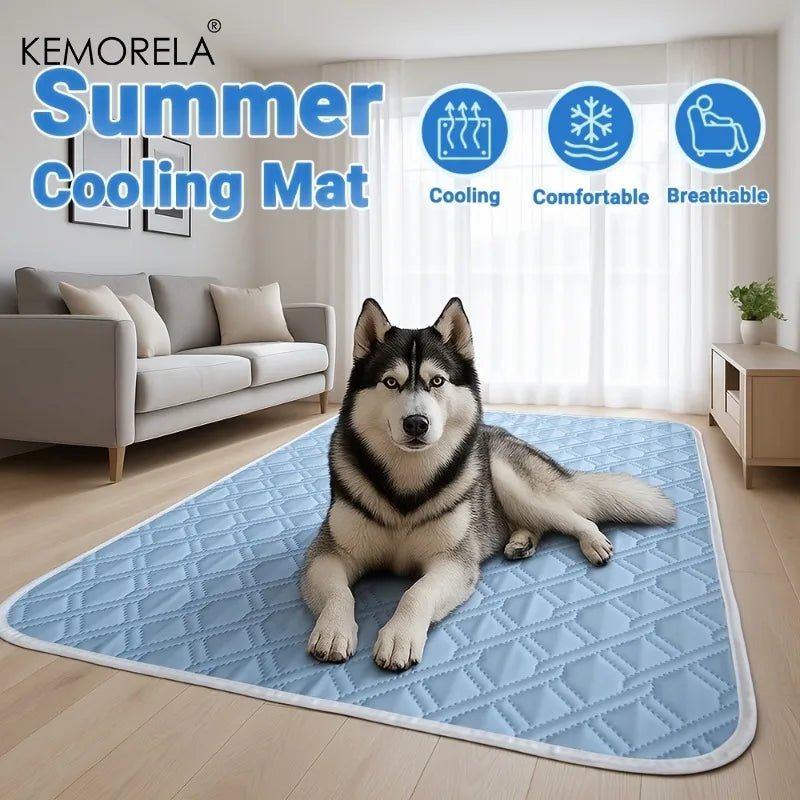 1PCS New Upgraded Ice Cooling Experience Summer Pet Cooling Mat Washable and Breathable Pet Cooling Pad All Season For Dogs Pet - Tara's Tiny Treasures