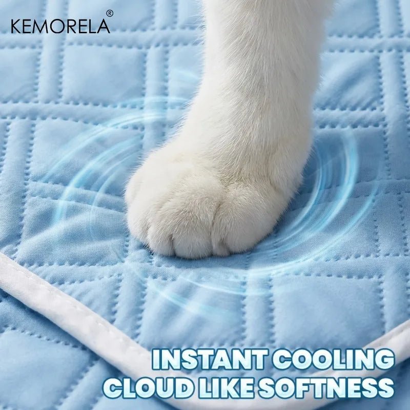 1PCS New Upgraded Ice Cooling Experience Summer Pet Cooling Mat Washable and Breathable Pet Cooling Pad All Season For Dogs Pet - Tara's Tiny Treasures