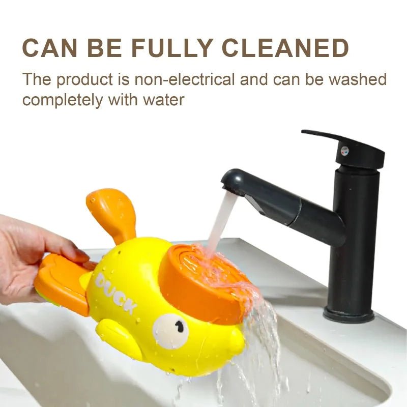 2-in-1 Interactive Dog Toy Pet Automatic Food Treat Dispenser Cartoon Duck Design Slow Food Pet Snack Feeder for Dog Training - Tara's Tiny Treasures