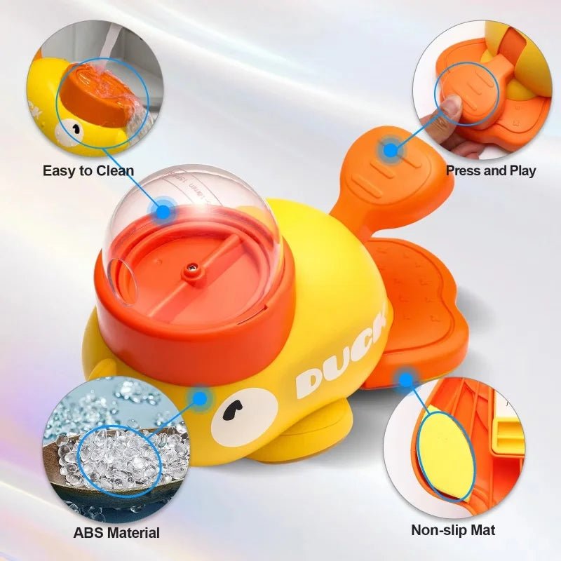 2-in-1 Interactive Dog Toy Pet Automatic Food Treat Dispenser Cartoon Duck Design Slow Food Pet Snack Feeder for Dog Training - Tara's Tiny Treasures