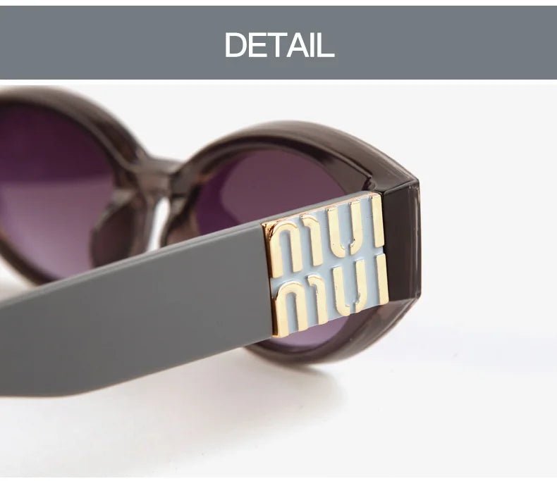 2025 Glamour Fashion Women Sunglasses Luxury Oval Designer Men Glasses Trend Classic Brand Unisex Shades UV400 - Tara's Tiny Treasures