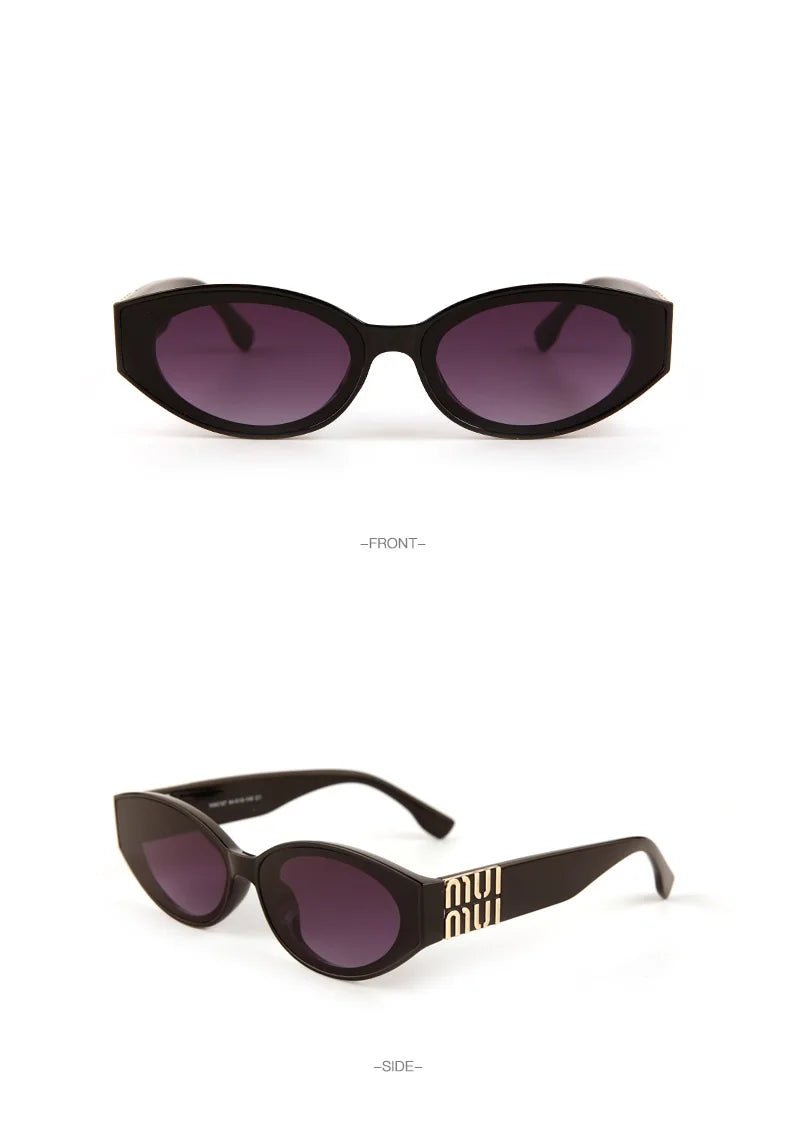 2025 Glamour Fashion Women Sunglasses Luxury Oval Designer Men Glasses Trend Classic Brand Unisex Shades UV400 - Tara's Tiny Treasures