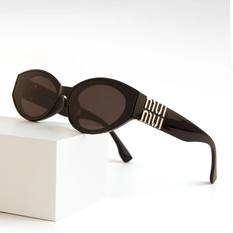 2025 Glamour Fashion Women Sunglasses Luxury Oval Designer Men Glasses Trend Classic Brand Unisex Shades UV400 - Tara's Tiny Treasures