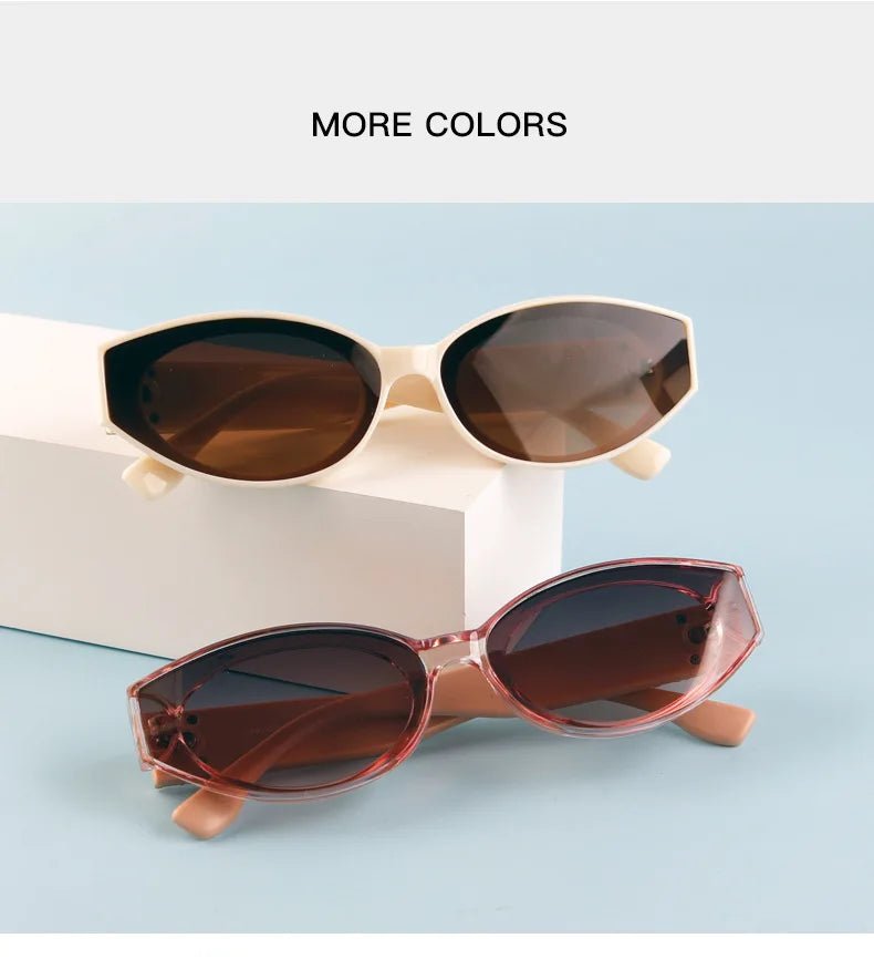 2025 Glamour Fashion Women Sunglasses Luxury Oval Designer Men Glasses Trend Classic Brand Unisex Shades UV400 - Tara's Tiny Treasures