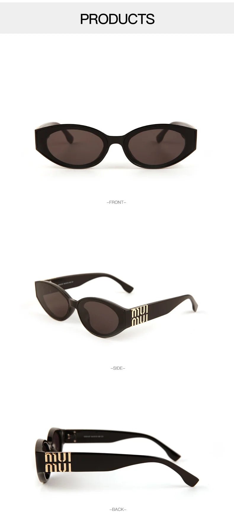 2025 Glamour Fashion Women Sunglasses Luxury Oval Designer Men Glasses Trend Classic Brand Unisex Shades UV400 - Tara's Tiny Treasures