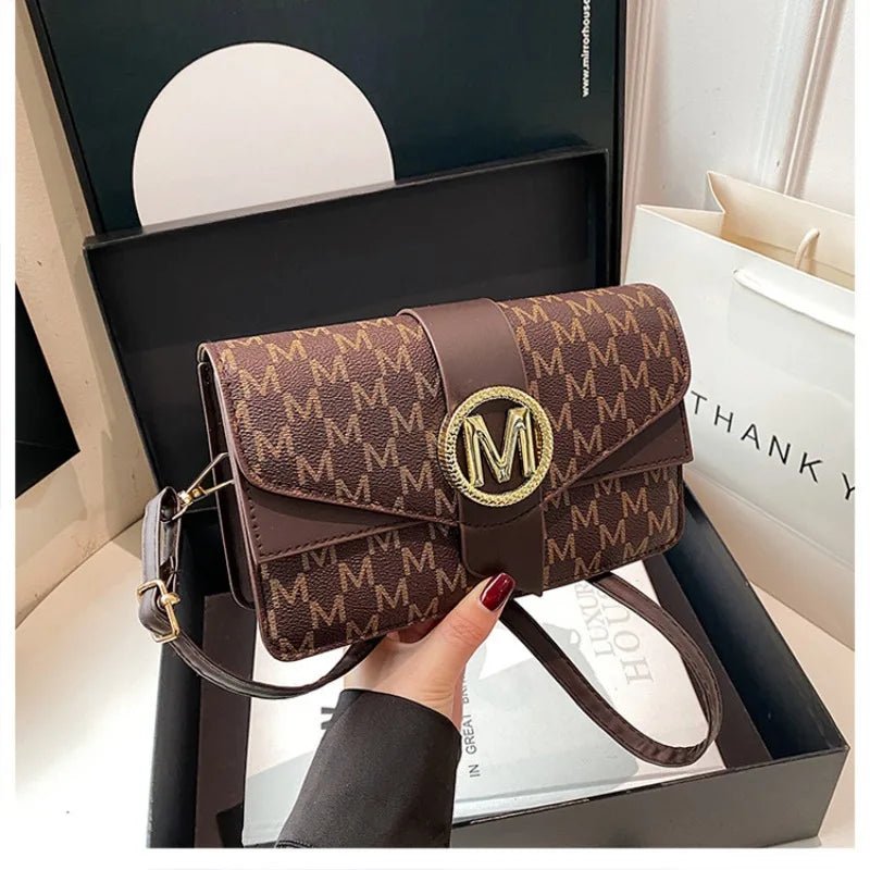 2025 New Retro Simple Fashion Shoulder Bag Premium Messenger Bag French Niche Small Square Bag - Tara's Tiny Treasures