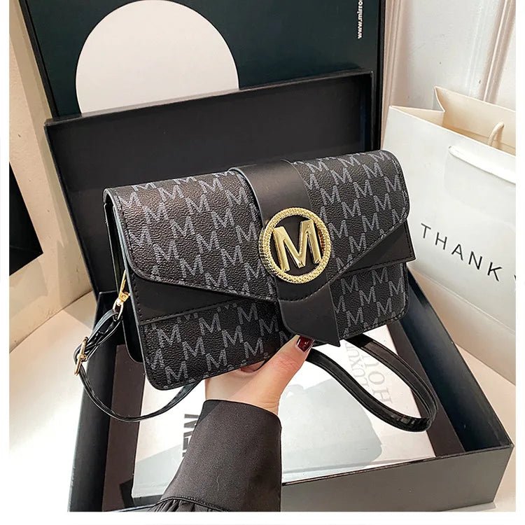2025 New Retro Simple Fashion Shoulder Bag Premium Messenger Bag French Niche Small Square Bag - Tara's Tiny Treasures