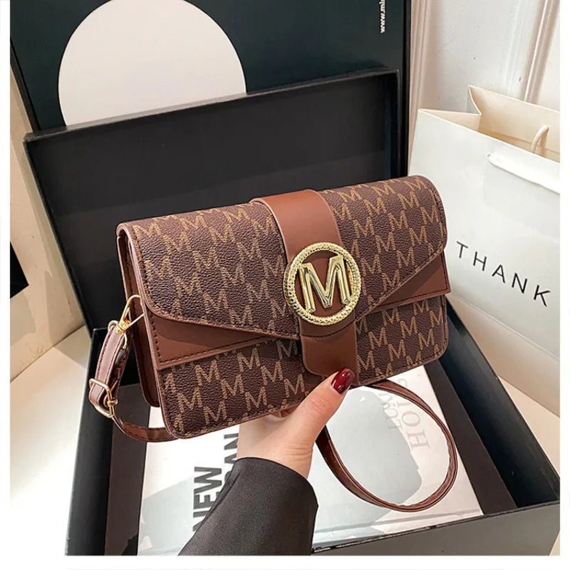 2025 New Retro Simple Fashion Shoulder Bag Premium Messenger Bag French Niche Small Square Bag - Tara's Tiny Treasures