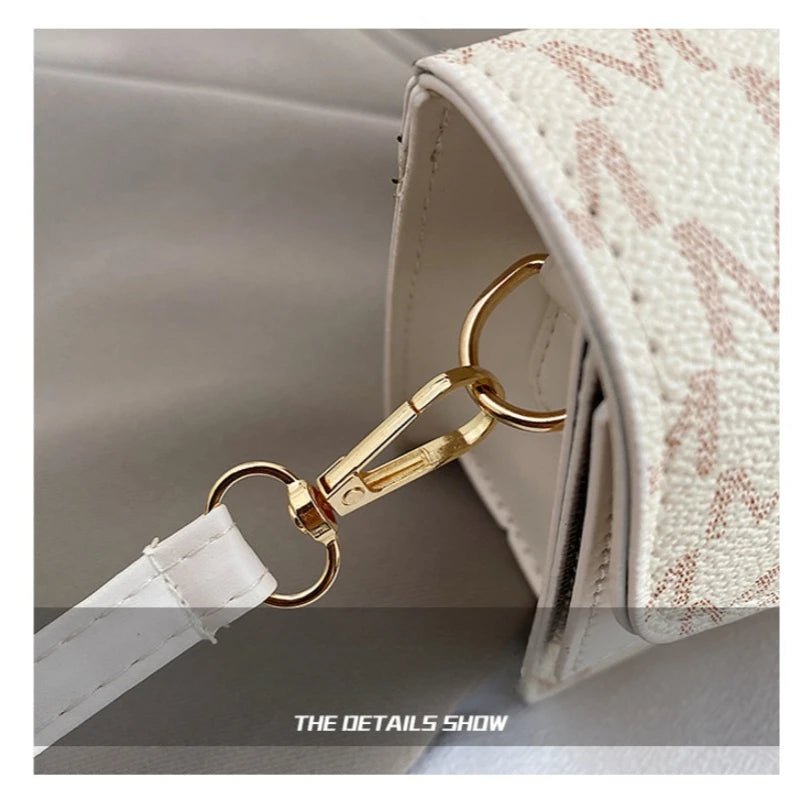 2025 New Retro Simple Fashion Shoulder Bag Premium Messenger Bag French Niche Small Square Bag - Tara's Tiny Treasures