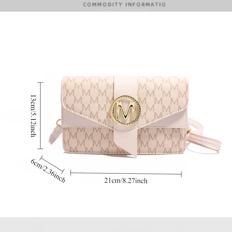 2025 New Retro Simple Fashion Shoulder Bag Premium Messenger Bag French Niche Small Square Bag - Tara's Tiny Treasures