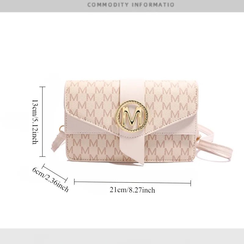 2025 New Retro Simple Fashion Shoulder Bag Premium Messenger Bag French Niche Small Square Bag - Tara's Tiny Treasures