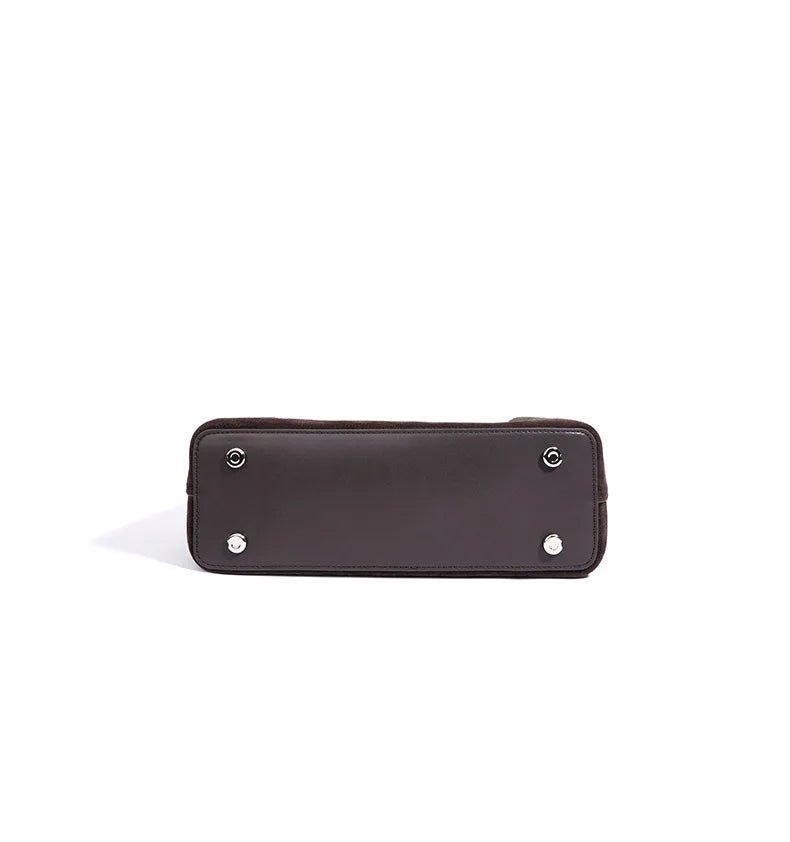 2025 New Vintage Briefcase Shoulder Crossbody Handheld Bag Light Luxury Women Unique Casual Versatile Premium Chic Handbag - Tara's Tiny Treasures