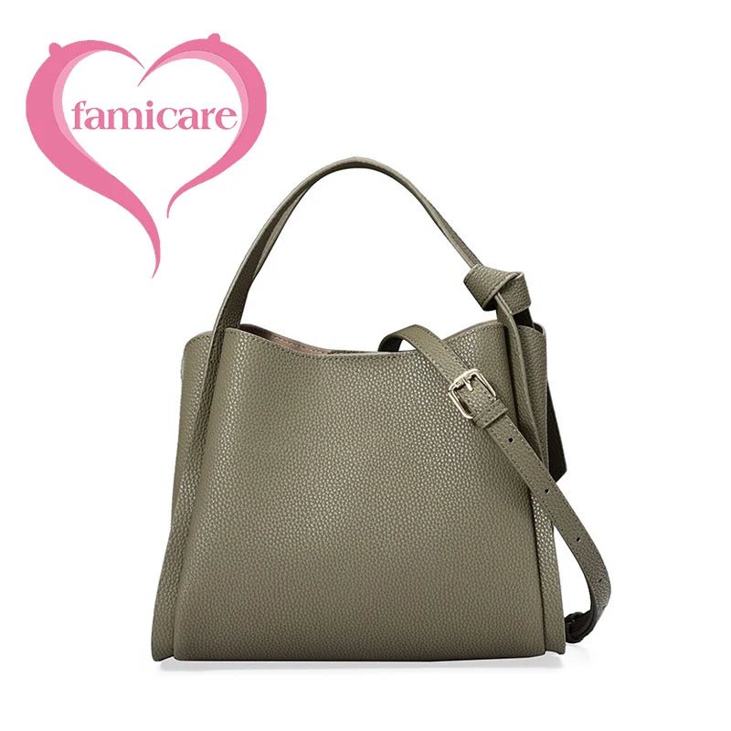 2025 New Vintage Briefcase Shoulder Crossbody Handheld Bag Light Luxury Women Unique Casual Versatile Premium Chic Handbag - Tara's Tiny Treasures