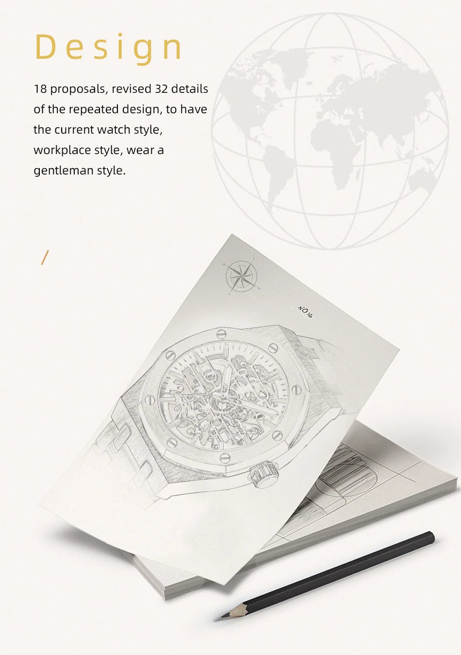 2026 High Quality Automatic Movement Mechanical Watches For Men Fashion Casual Skeleton Hollow Luminous Waterproof Watch CHENXI - Tara's Tiny Treasures