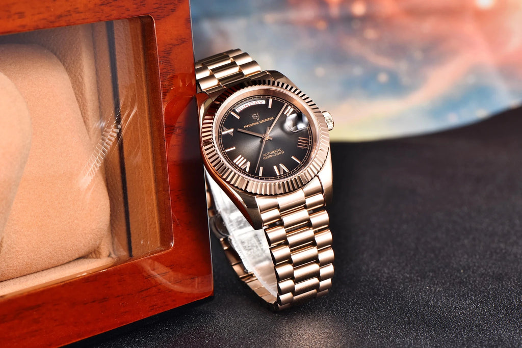 2026 New PAGANI DESIGN Brand Luxury Automatic Mechanical Watch For Men Sapphire Mirror Waterproof Men's Watches Japan Movt Watch - Tara's Tiny Treasures