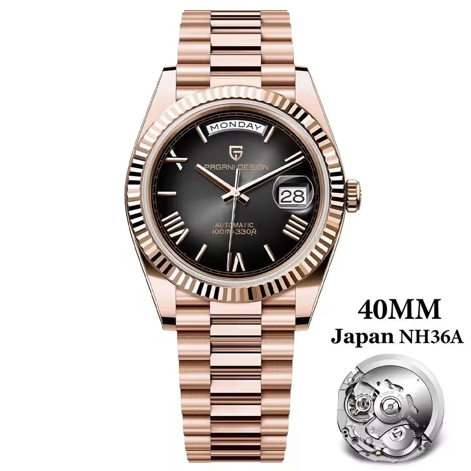 2026 New PAGANI DESIGN Brand Luxury Automatic Mechanical Watch For Men Sapphire Mirror Waterproof Men's Watches Japan Movt Watch - Tara's Tiny Treasures