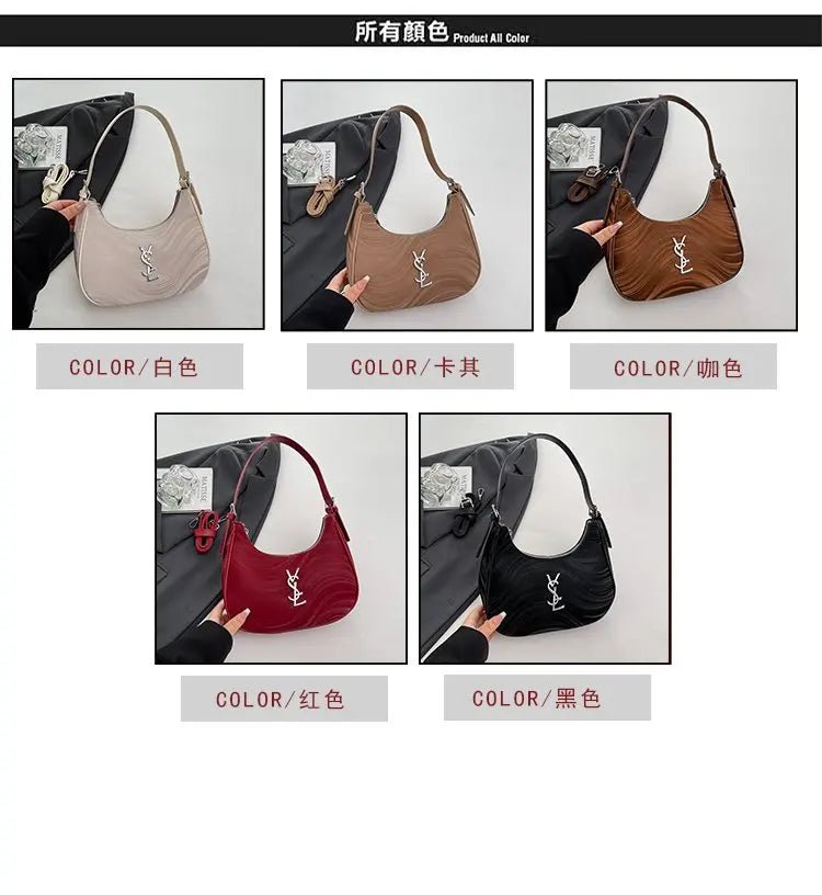 2026 New Trendy Dumpling Bag for Women Stylish & Elegant, Premium Light Luxury Design, Versatile Single Shoulder & Crossbody Bag - Tara's Tiny Treasures