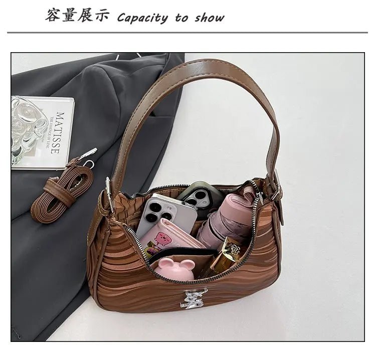 2026 New Trendy Dumpling Bag for Women Stylish & Elegant, Premium Light Luxury Design, Versatile Single Shoulder & Crossbody Bag - Tara's Tiny Treasures