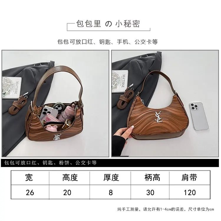 2026 New Trendy Dumpling Bag for Women Stylish & Elegant, Premium Light Luxury Design, Versatile Single Shoulder & Crossbody Bag - Tara's Tiny Treasures