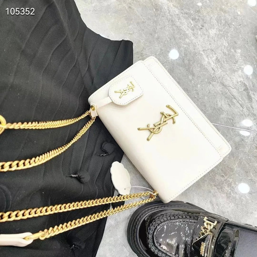 2026 new women's shoulder messenger bag big brand with the same fashion chain bag versatile - Tara's Tiny Treasures