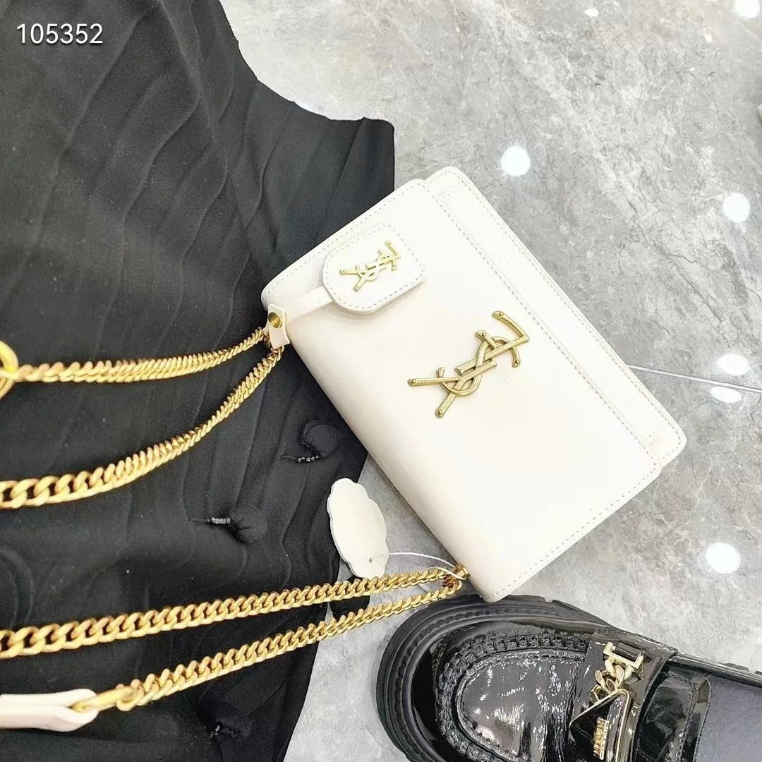 2026 new women's shoulder messenger bag big brand with the same fashion chain bag versatile - Tara's Tiny Treasures
