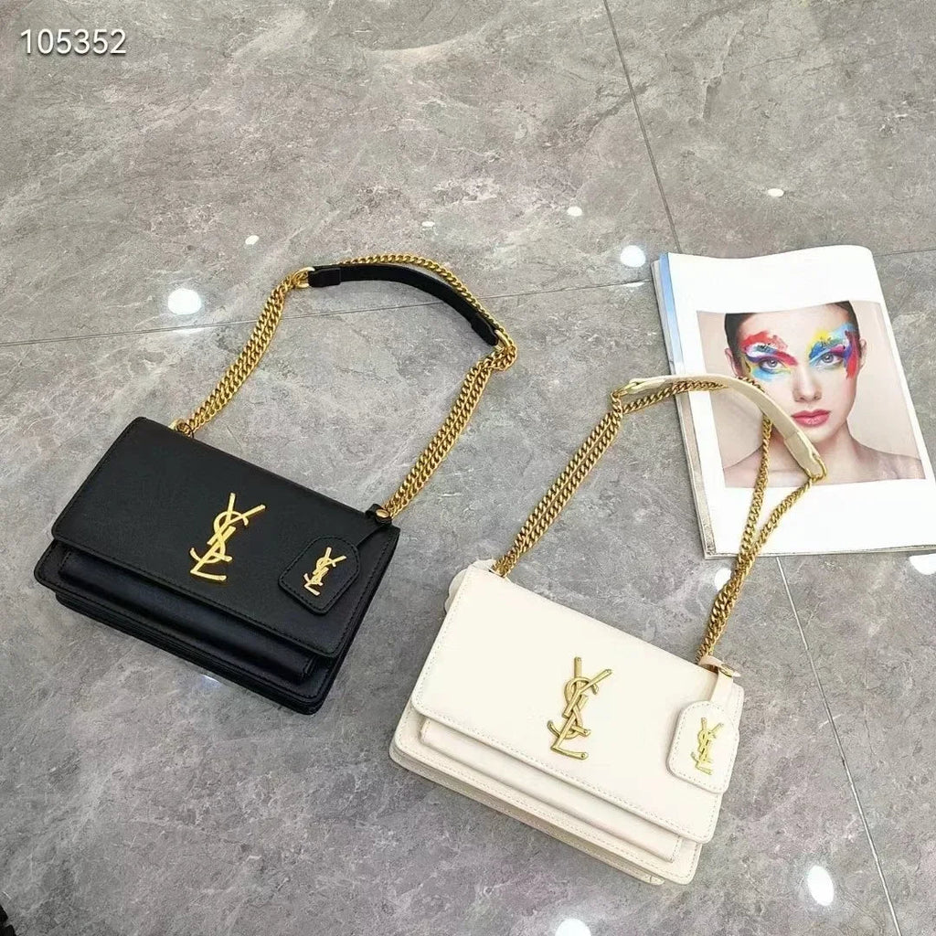 2026 new women's shoulder messenger bag big brand with the same fashion chain bag versatile - Tara's Tiny Treasures