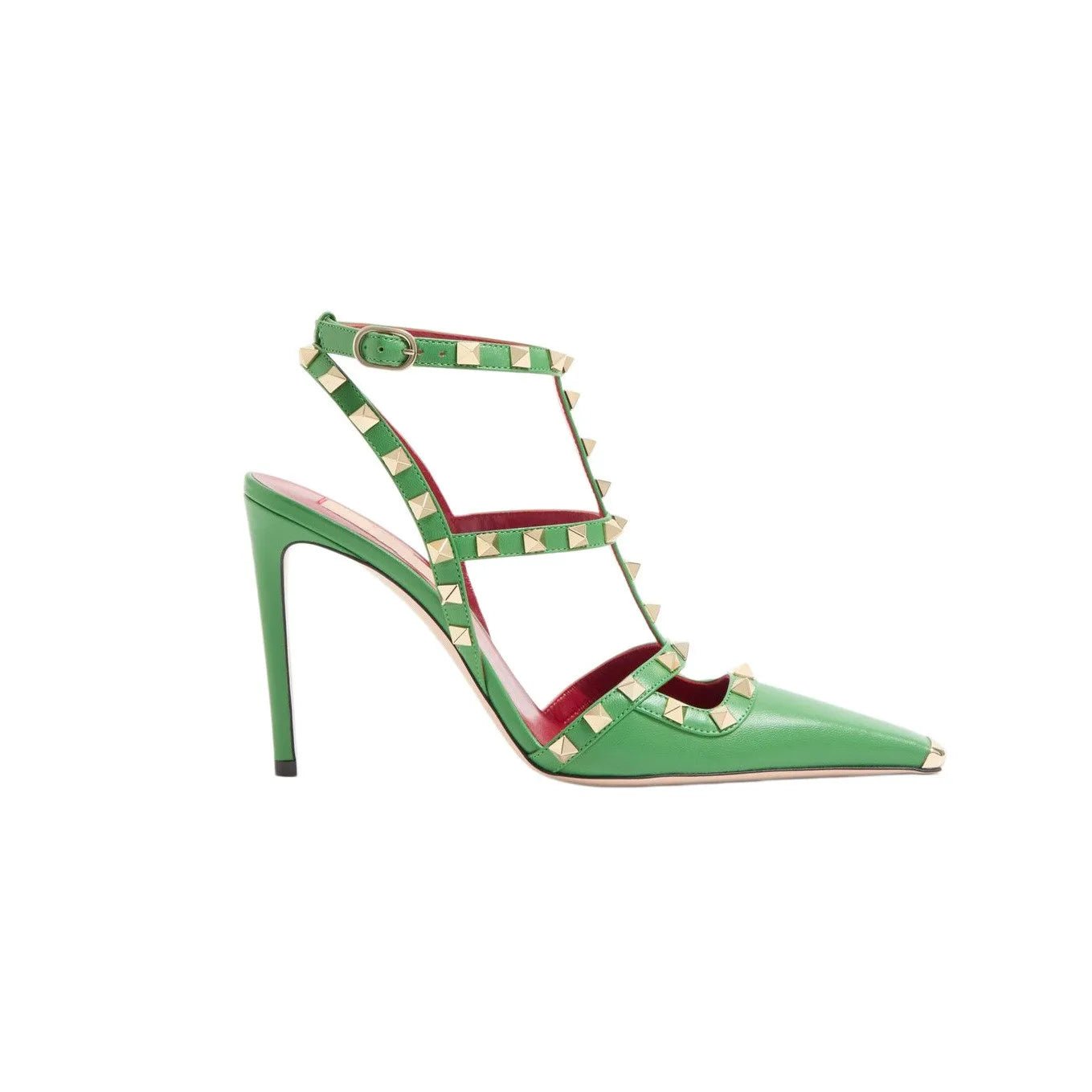 2026Summer Square Headed Rivet High-heeled Women's Sandals, Fashionable and Sexy Women's Party T-table Women's Plus Size Sandals - Tara's Tiny Treasures