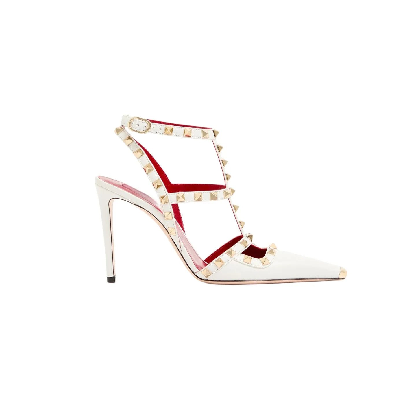 2026Summer Square Headed Rivet High-heeled Women's Sandals, Fashionable and Sexy Women's Party T-table Women's Plus Size Sandals - Tara's Tiny Treasures