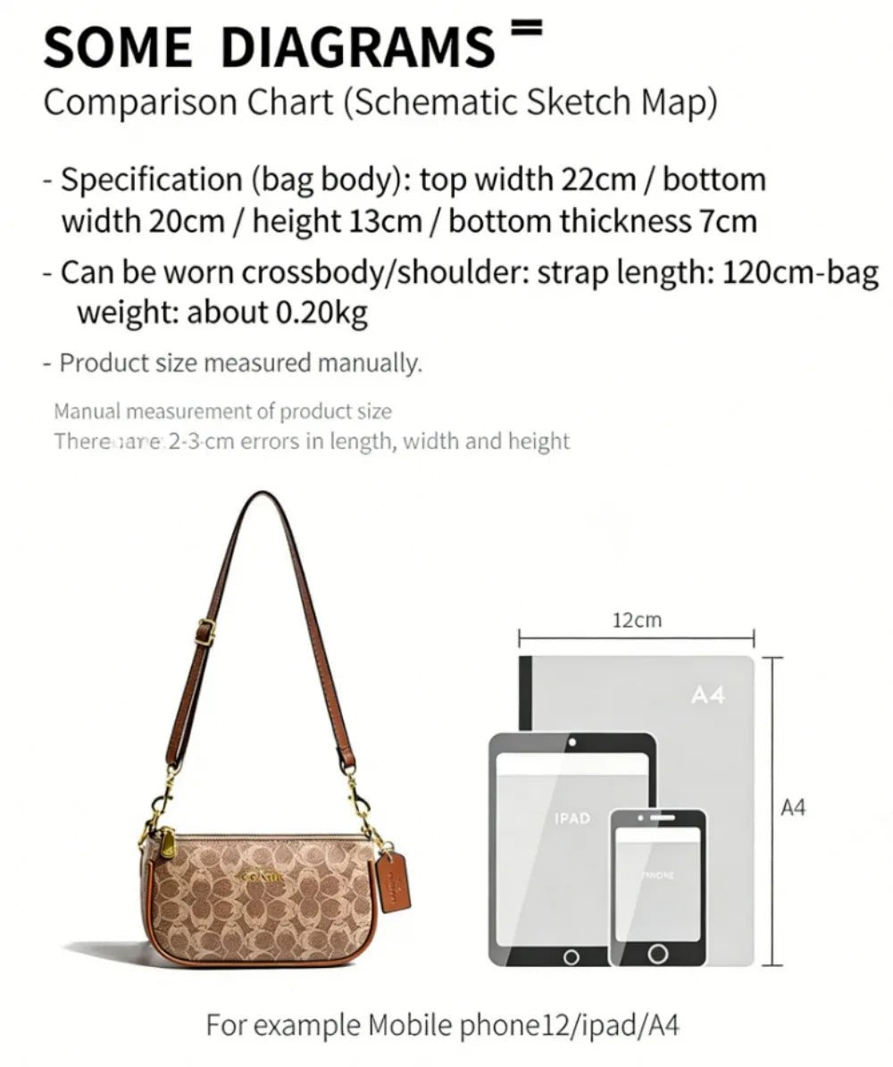 26 New Elegant Women's Underarm Bag, PU Leather Luxury Shoulder Crossbody Handbag for Work, Date & Daily Outfit - Tara's Tiny Treasures