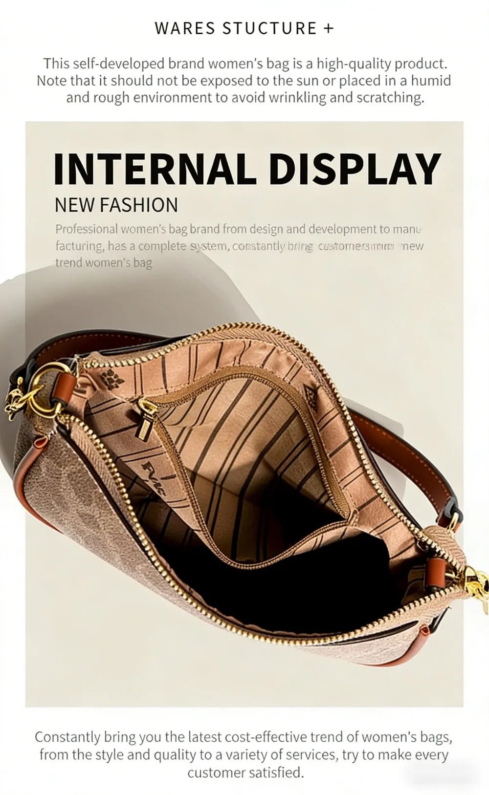 26 New Elegant Women's Underarm Bag, PU Leather Luxury Shoulder Crossbody Handbag for Work, Date & Daily Outfit - Tara's Tiny Treasures