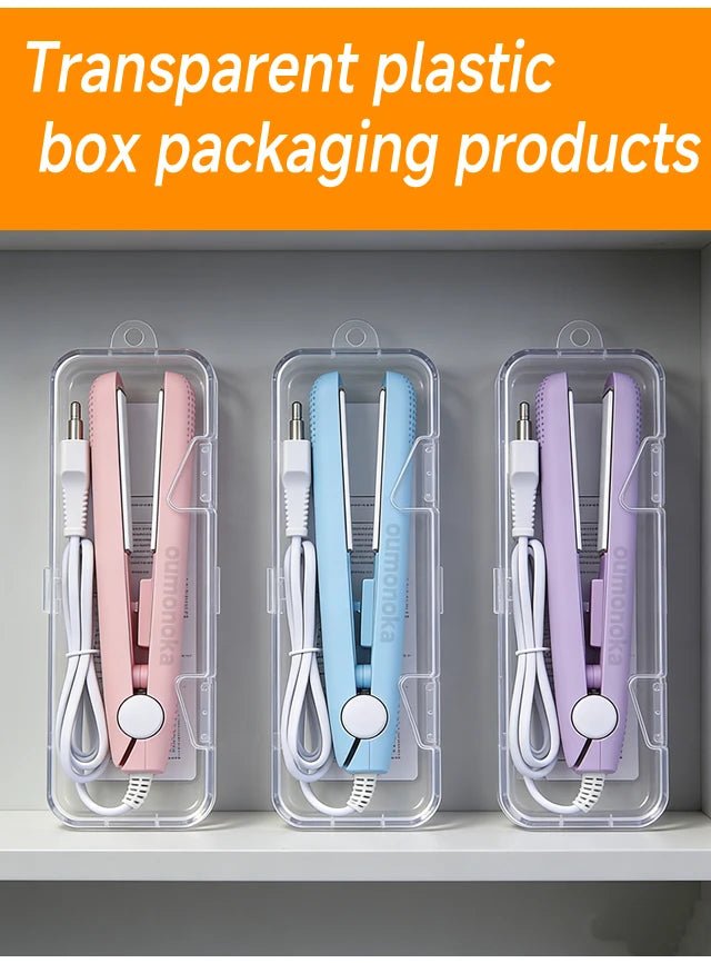 3-in-1 Hair Straightener for Hair Mini Flat Iron Styling Tools & Appliances Brush Beard Salon Hair Curler Professional Hot Comb - Tara's Tiny Treasures