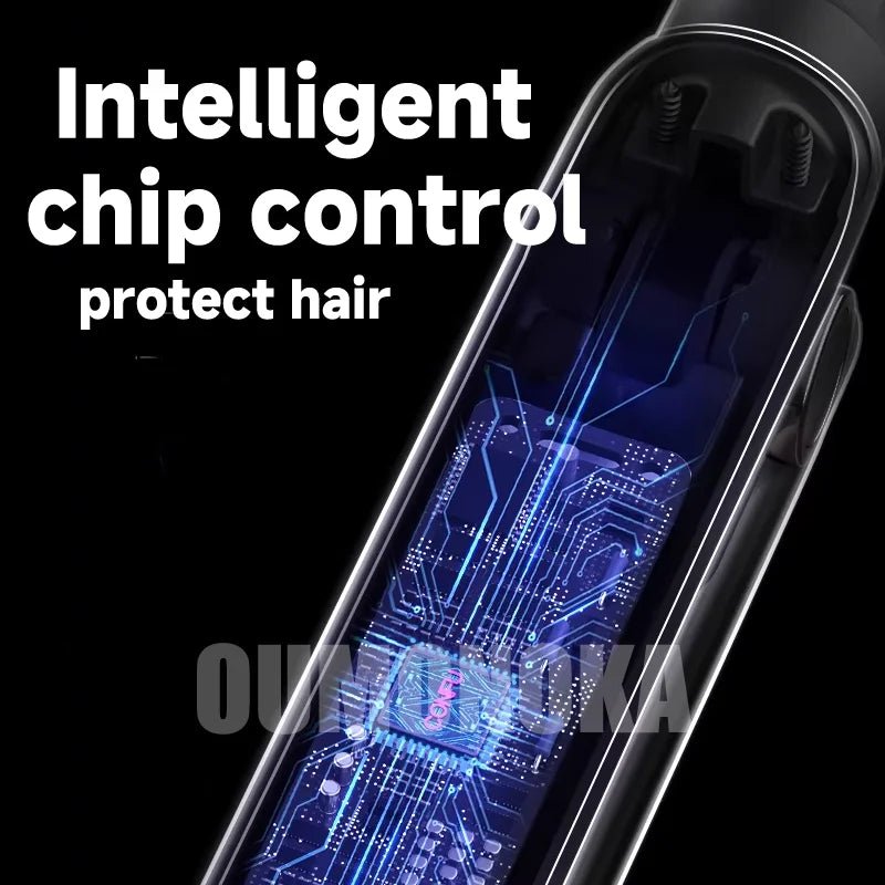 3-in-1 Hair Straightener for Hair Mini Flat Iron Styling Tools & Appliances Brush Beard Salon Hair Curler Professional Hot Comb - Tara's Tiny Treasures