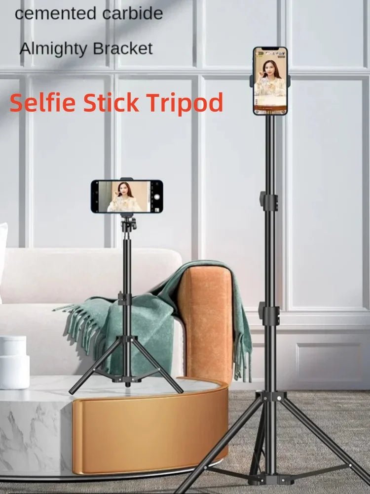 360°Adjustable Scalable Bluetooth Selfie Stick Multi-functional Phones Camera DV Holder Live Video Recording Wireless brackets - Tara's Tiny Treasures