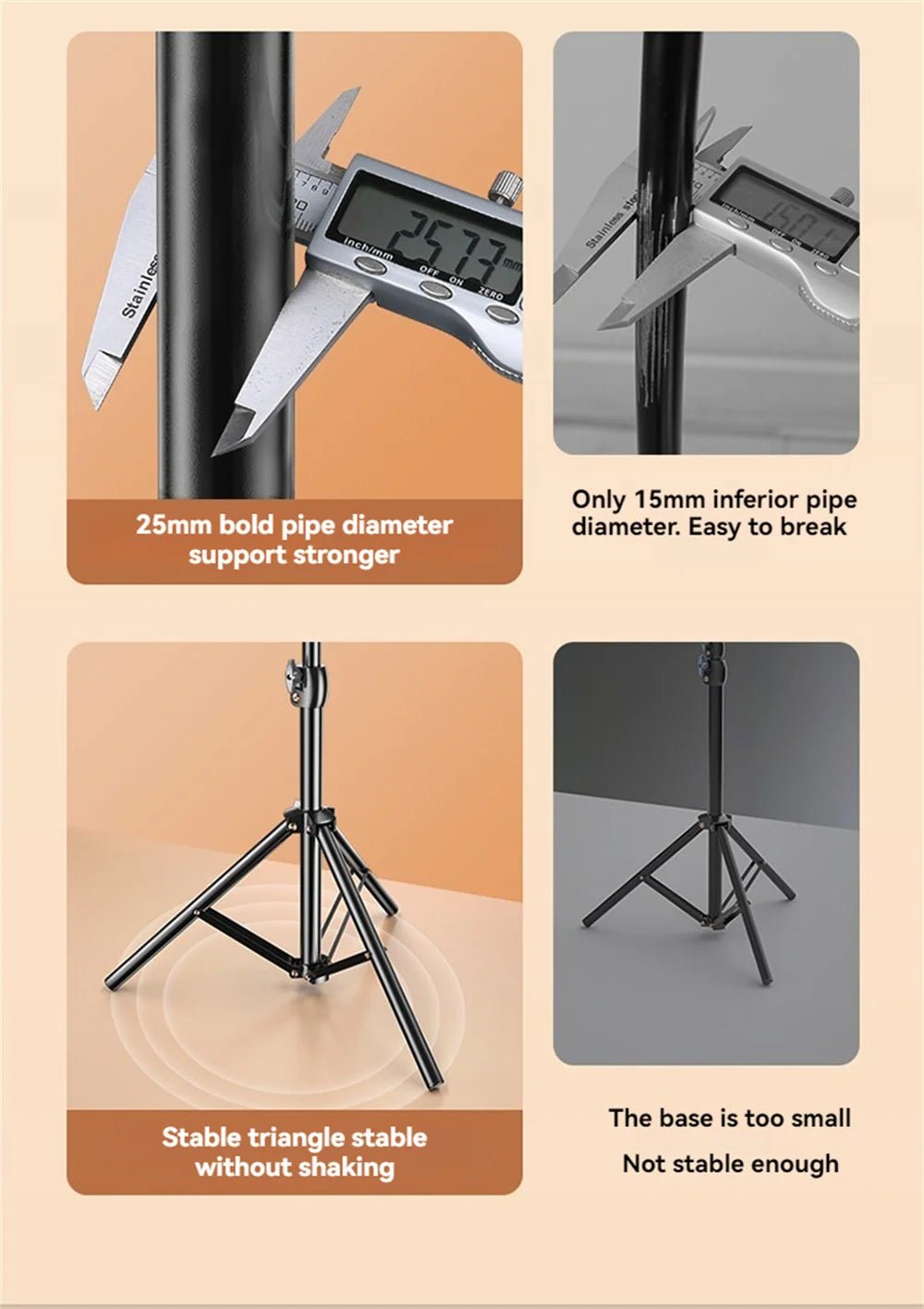 360°Adjustable Scalable Bluetooth Selfie Stick Multi-functional Phones Camera DV Holder Live Video Recording Wireless brackets - Tara's Tiny Treasures