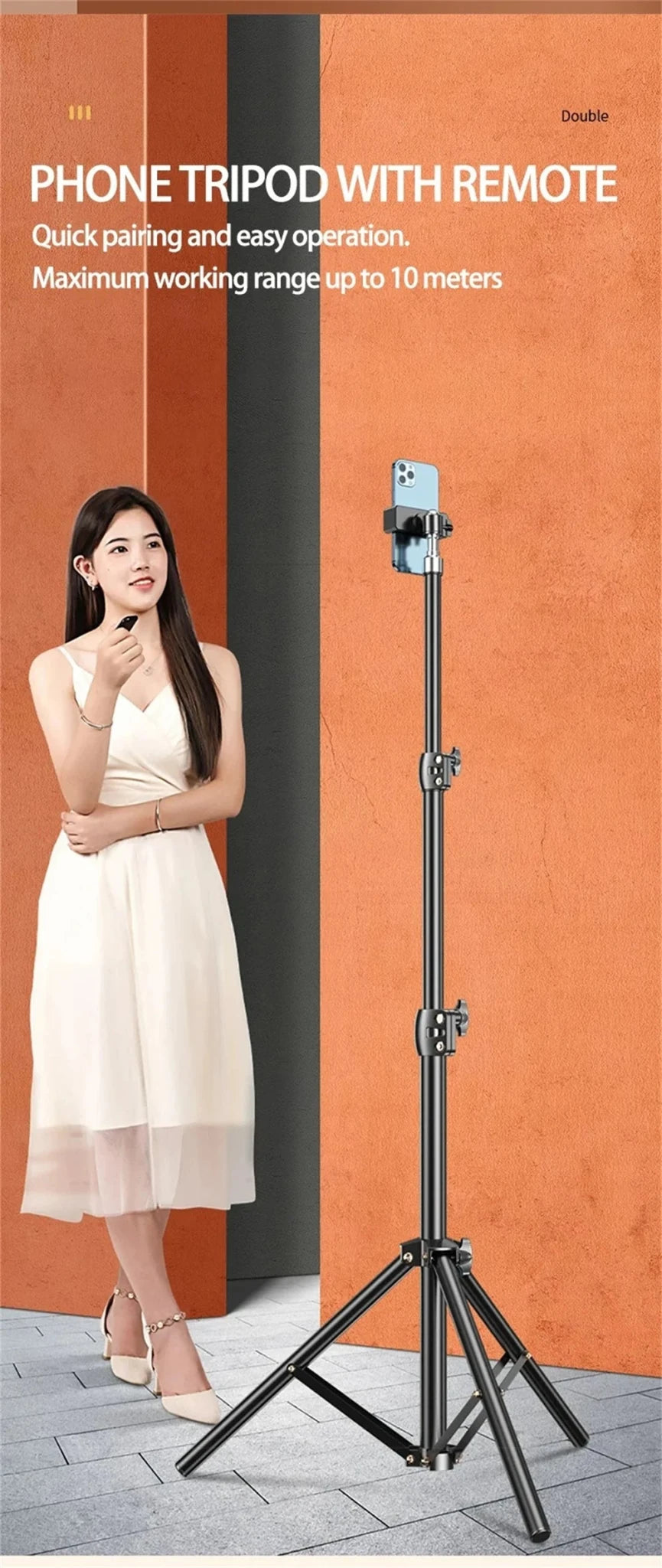 360°Adjustable Scalable Bluetooth Selfie Stick Multi-functional Phones Camera DV Holder Live Video Recording Wireless brackets - Tara's Tiny Treasures
