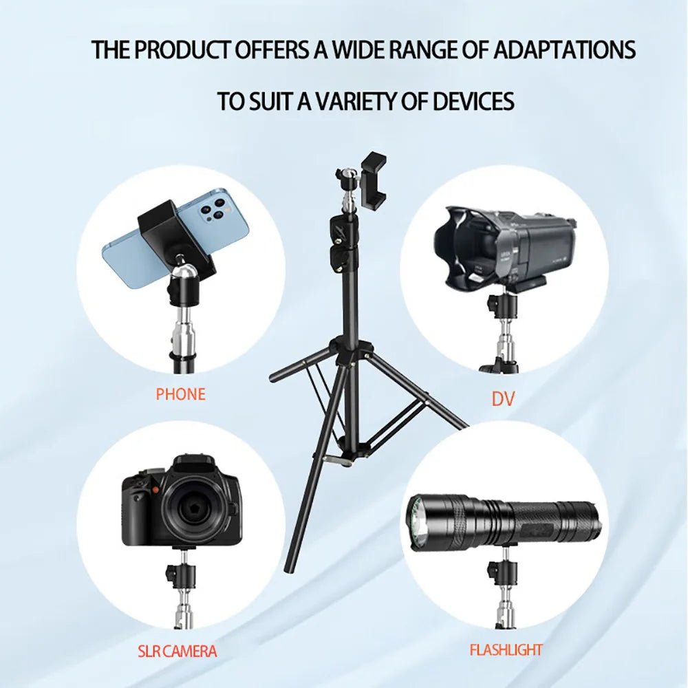 360°Adjustable Scalable Bluetooth Selfie Stick Multi-functional Phones Camera DV Holder Live Video Recording Wireless brackets - Tara's Tiny Treasures