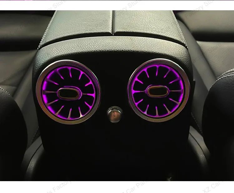 3/64 Colour Car LED Ambient Light for Mercedes-Benz C/GLC Class Coupe W205 C43 C63 X253 LED Door Speaker Cover Vents RetrofitSet - Tara's Tiny Treasures