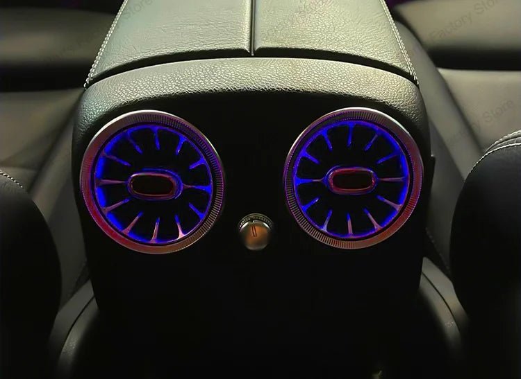3/64 Colour Car LED Ambient Light for Mercedes-Benz C/GLC Class Coupe W205 C43 C63 X253 LED Door Speaker Cover Vents RetrofitSet - Tara's Tiny Treasures