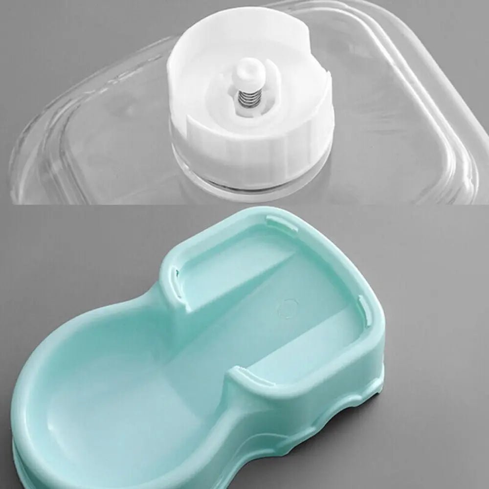 3.8L PP material Pet feeder Pet Water Fountain Drink Bowl Automatic Pet Feeder Large Cat Dog Food Dispenser - Tara's Tiny Treasures