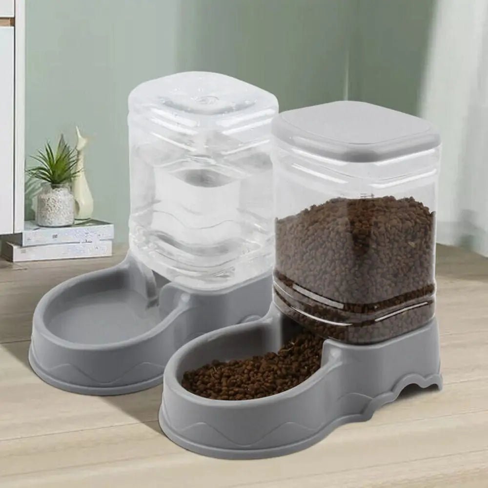 3.8L PP material Pet feeder Pet Water Fountain Drink Bowl Automatic Pet Feeder Large Cat Dog Food Dispenser - Tara's Tiny Treasures