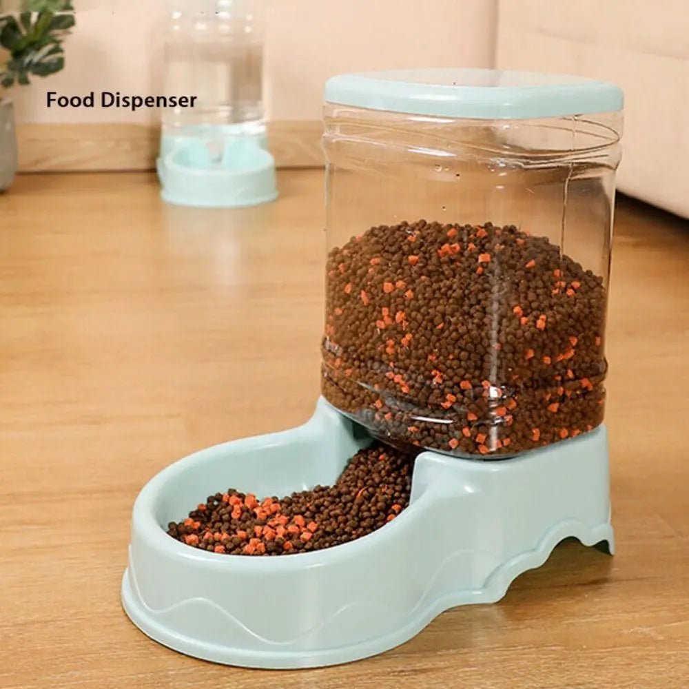 3.8L PP material Pet feeder Pet Water Fountain Drink Bowl Automatic Pet Feeder Large Cat Dog Food Dispenser - Tara's Tiny Treasures