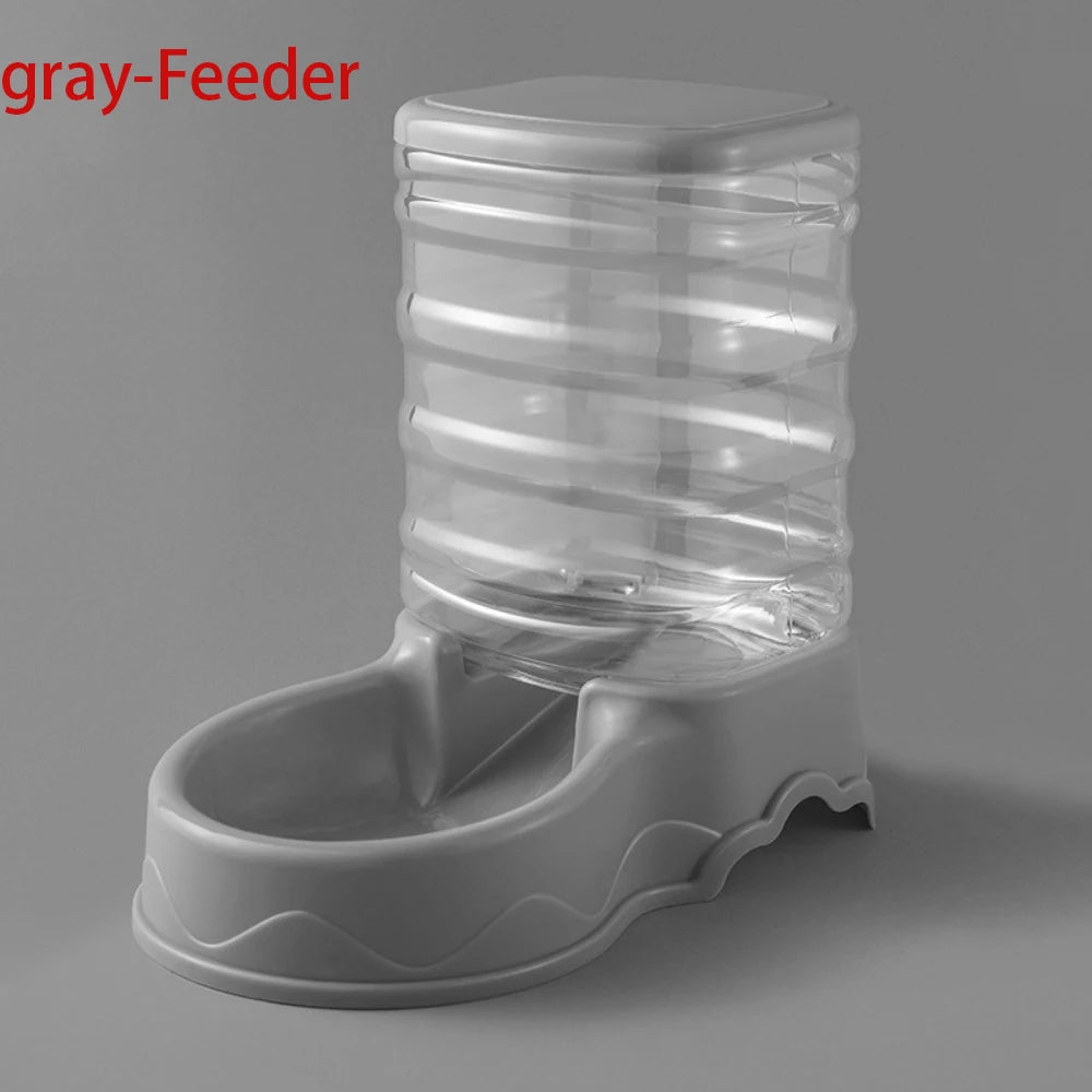3.8L PP material Pet feeder Pet Water Fountain Drink Bowl Automatic Pet Feeder Large Cat Dog Food Dispenser - Tara's Tiny Treasures