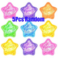 5/10Pcs Glitter Transparent Slow Rising Star Fidget Ball Multi-shape Portable Sensory Toy for Stress Relief Calming Party Favors - Tara's Tiny Treasures