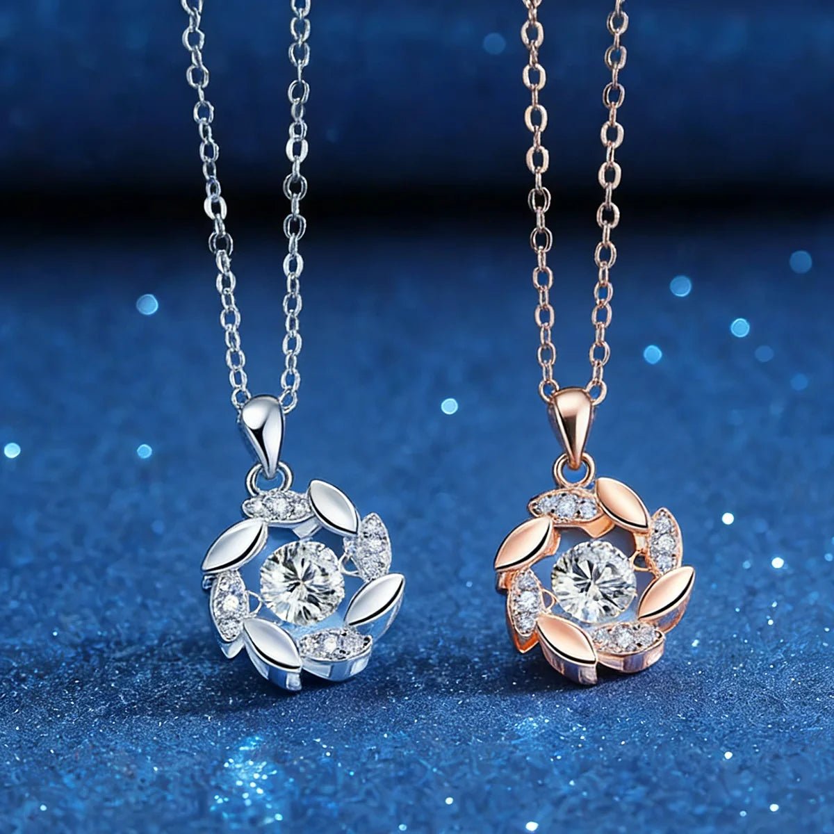 5mm D Color Moissanite Necklace 925 Sterling Silver Lad Diamond Pendant For Women Fine Jewelry Wedding Party - Tara's Tiny Treasures